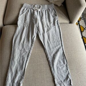 Rhythm blue & white Striped Joggers